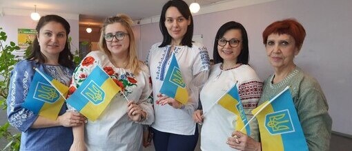 1-А, 1-Б, 1-В класи єдині в День Єднання України! 
